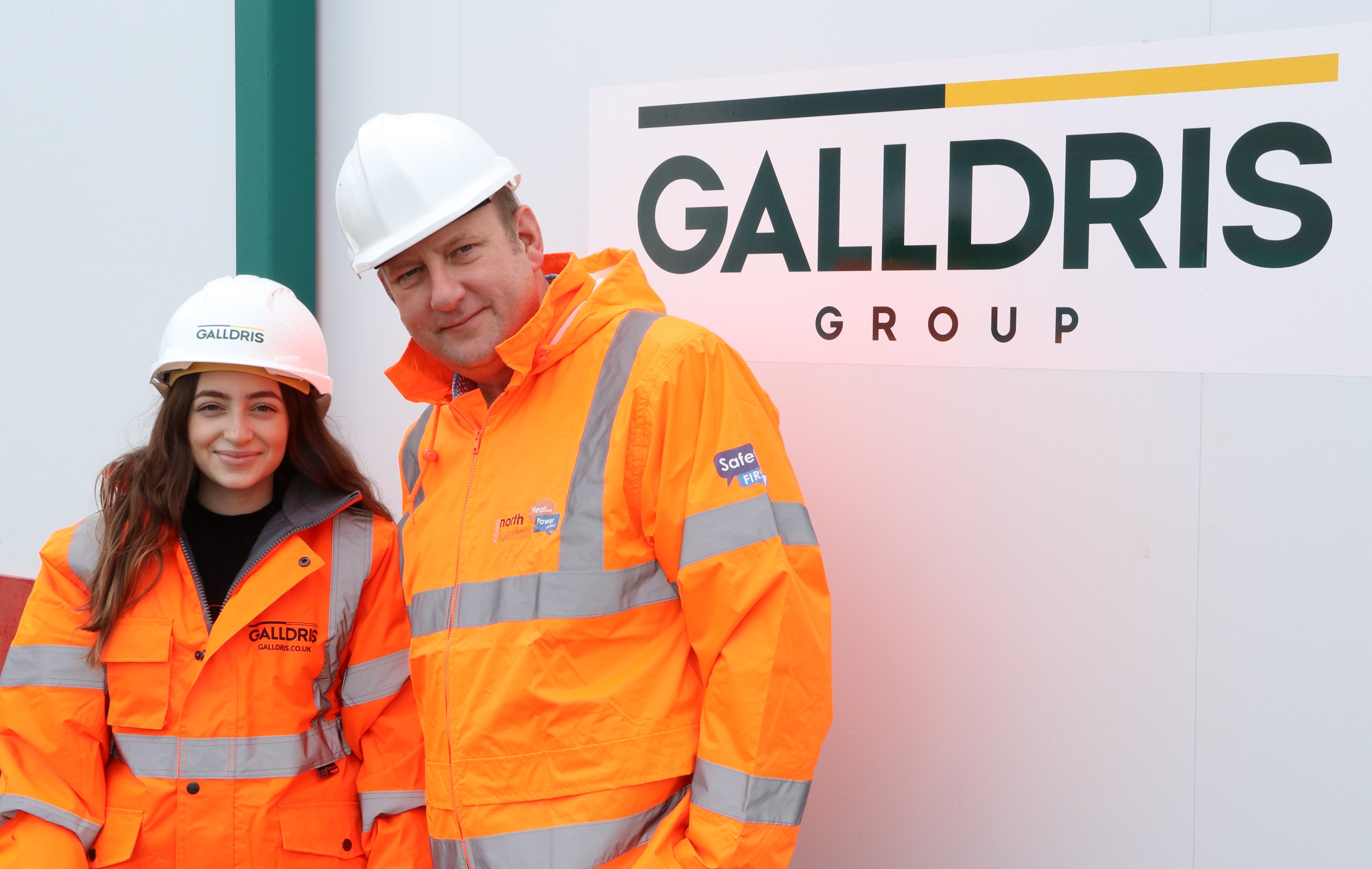 Councillor Clyde Loakes, Chair of the NLWA, meets Florentia Theori, the first apprentice on the NLHPP.